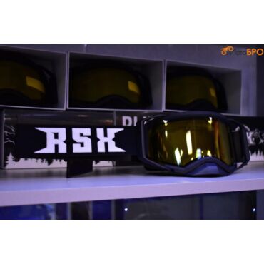 Очки зимние RSX Blizzard Winter, черный черный; двойная желтая линза - миниатюра 7