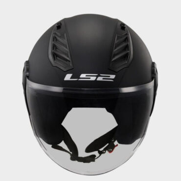 LS2 Мотошлем OF616 Airflow II Solid черный матовый - миниатюра 6