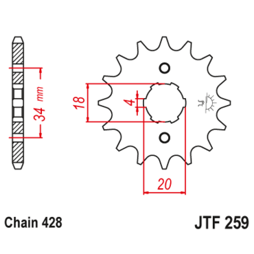 Звезда ведущая  JTF259 16 - миниатюра 1