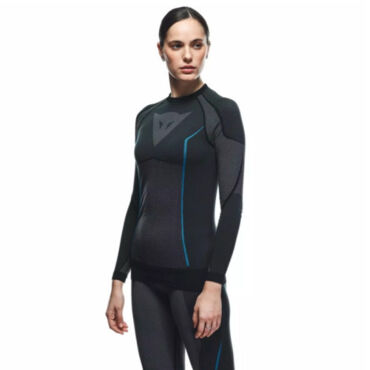 Dainese Термокофта Dry LS Lady black blue - миниатюра 4