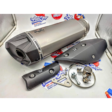 Wings Titanium Mufflers прямоточный титановый выхлоп (silver) -short 1290 SUPER ADVENTURE R S (21 24) - миниатюра 3
