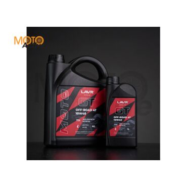 Моторное масло LAVR MOTO GT OFF ROAD 4T 10W 40, (4 л.) - миниатюра 3