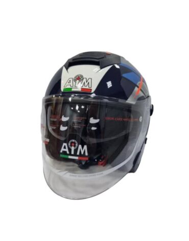 AiM Шлем JK526 Blue Red Black