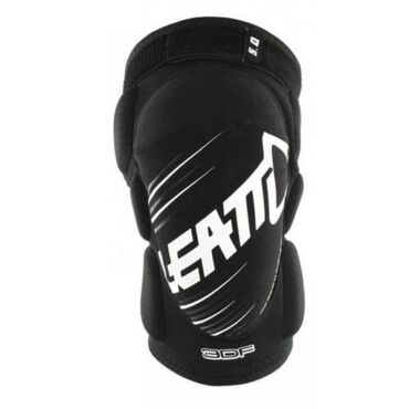 Leatt Наколенники 3DF 5.0 Zip Knee Guard White Black - миниатюра 3