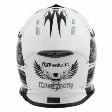 Beon Шлем МХ 17 White Black - миниатюра 7
