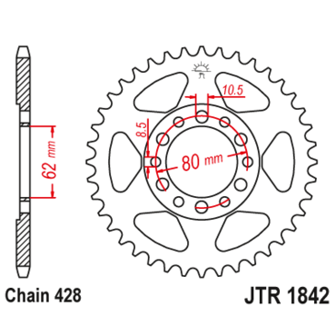 Звезда ведомая JTR1842.49 - миниатюра 1