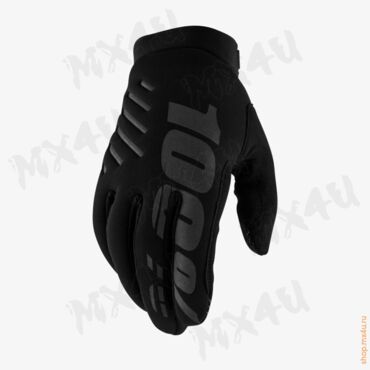 Перчатки детские утепленные Brisker Glove Black Grey - миниатюра 1