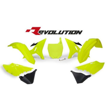 Рестайлинговый комплект пластика Yamaha YZ125 250 (2002 2021), YZ125 250X (2016 2021), Желтый флуоресцентный (Neon Yellow) - миниатюра 1