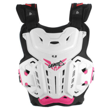 Женская защита панцирь Leatt Chest Protector 4.5 White Pink  (бело розовый) - миниатюра 6