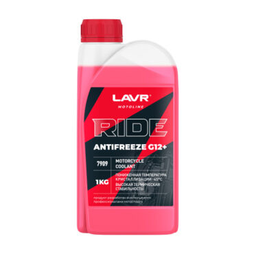 Охлаждающая жидкость для мотоциклов Antifreeze G12  RIDE LAVR MOTOLINE, 1 кг - миниатюра 1