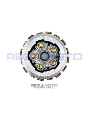 Корзина сцепления (внутренняя часть) в сборе + диски сцепления ZS174MM (NB300), PR300 Усиленная