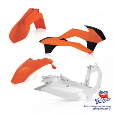 Acerbis комплект пластика (оранжевый белый черный) EXC EXCF 14 16 // 0017203.553.014 - миниатюра 1