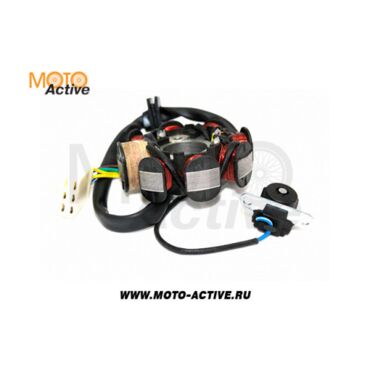 Статор генератора 152FMI 125cc 7 2 катушки - миниатюра 1