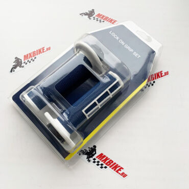 Грипсы Lock on синие с открытым торцом Husqvarna 17-  - миниатюра 4