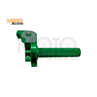 Ручка газа IGP CNC 7075 короткоходная Professional (зеленый IGP 026 1) - миниатюра 1