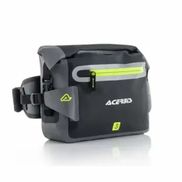 Acerbis Сумка на пояс водонепроницаемая NO WATER Black Grey (3 L) - миниатюра 1