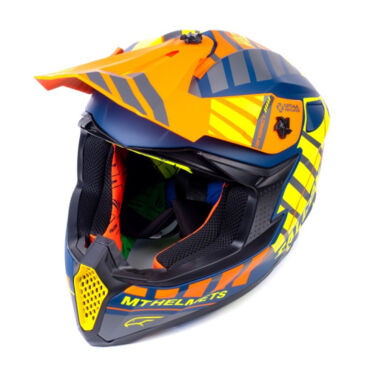 MT Шлем MX802 Falcon Energy B3 matt yellow - миниатюра 4