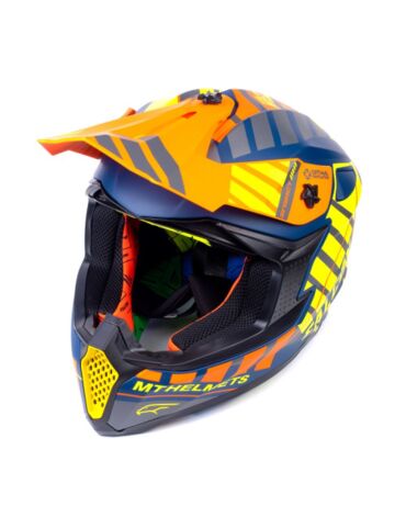 MT Шлем MX802 Falcon Energy B3 matt yellow