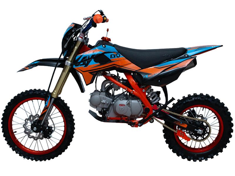 Питбайк KAYO EVOLUTION K125EM 17 14 KRZ (механ. сцепл., эл. стартер 2024 г.) - фото 4