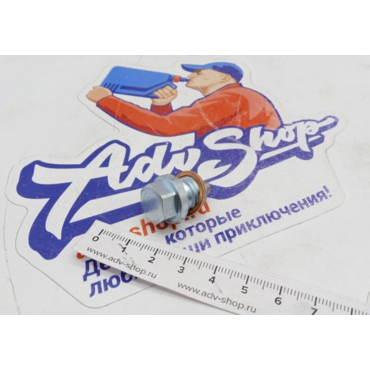 LS MAGNETIC OIL DRAIN PLUG M12x1.5 Болт магнитный сливной XR250 / X400 /  XL1000 / CRF1000 / CRF1100 ( 10012304 / 10002912  ) - миниатюра 3