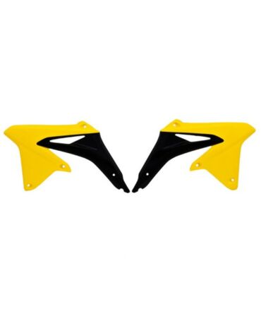 Боковины радиатора Suzuki RM Z450 2008 2017, RMX450Z 2010 2019, Желтый черный