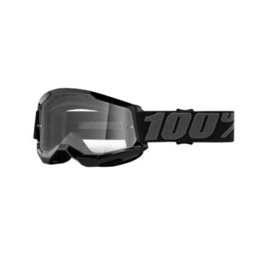 100% Очки Strata 2 Goggle Black Clear Lens - миниатюра 1