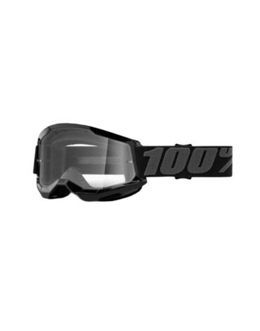 100% Очки Strata 2 Goggle Black Clear Lens