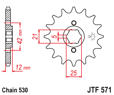 Звезда ведущая JTF571 17 - фото 4