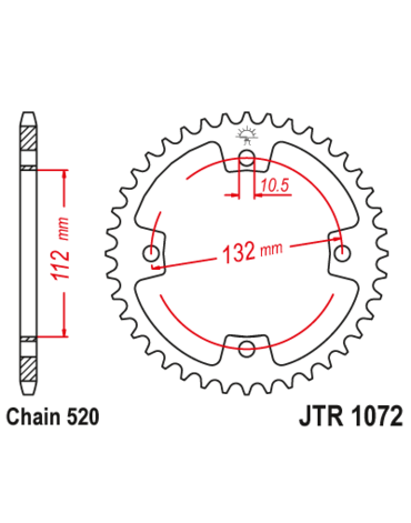 Звезда ведомая JTR1072.38