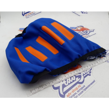 KTM обтяжка сидения / шкурка KTM EXC EXCF SixDays /24-> ( A46007040050HHB ) - миниатюра 3