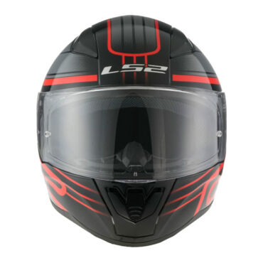 Шлем дорожный LS2 FF353 RAPID II CIRCUIT, black red (L, Взрослая  Дорожная) - миниатюра 1