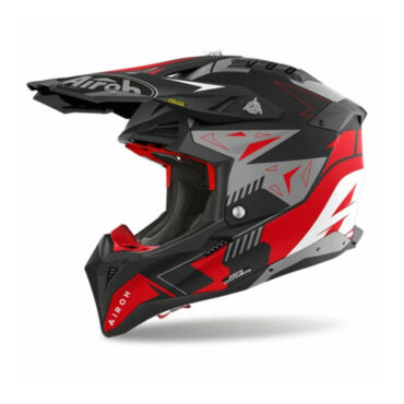 Airoh Мотошлем Aviator 3 Spin Red Matt - миниатюра 2