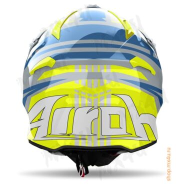 Кроссовый шлем Aviator Ace 2 Proud - Желтый - миниатюра 3