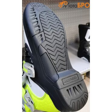 Мотоботы кроссовые Acerbis X TEAM Grey Yellow - миниатюра 7