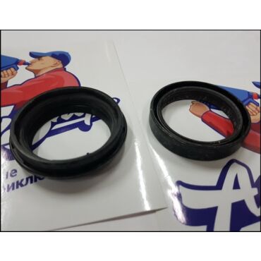 HONDA Сальник + пыльник пера вилки ( комплект на одно перо ) XL1000 без ABS 03 06  ( 51490MCF000 ) - миниатюра 2
