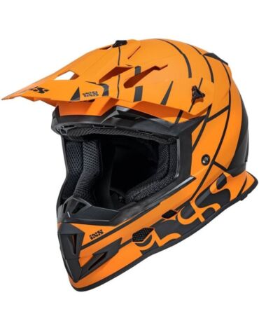 IXS Мотошлем iXS361 2.2 Черно оранжевый
