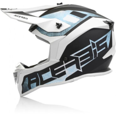 Acerbis Шлем кроссовый Linear White Light Blue - миниатюра 7