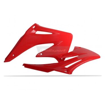 Обтекатель радиатора Polisport под мотоциклы Honda CRF450R 2002 04 красный - миниатюра 1