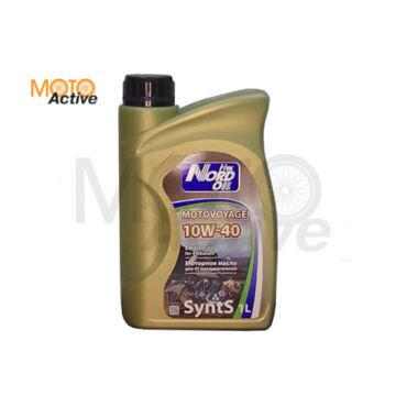 Моторное масло 1л. Nord Oil Moto VOYAGE 10w40 SyntS - миниатюра 1