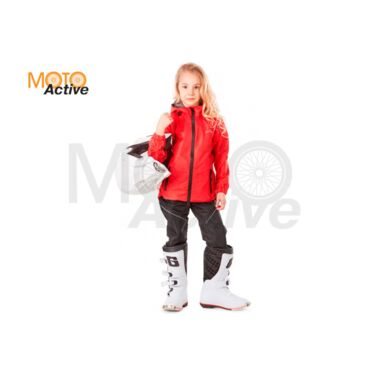 Детский комплект дождевой (куртка, брюки) EVO Kids RED (мембрана) - миниатюра 7