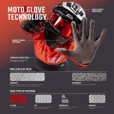 Мотоперчатки Leatt Gloves Moto 4.5 Lite V26, Burn - миниатюра 2