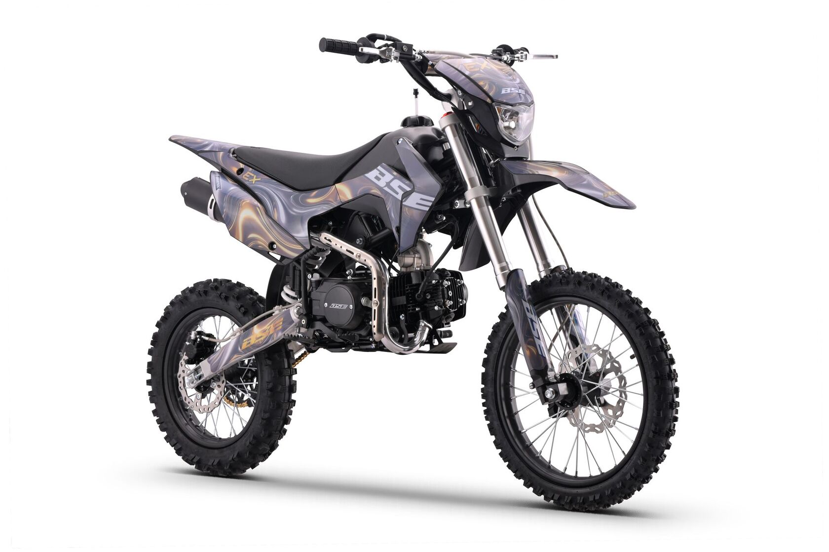 Питбайк BSE EX 17 14 Astral Gold Chrome - фото 5