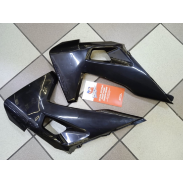Polisport Radiator Scoops Black Husqvarna спойлер радиатора ( черный)  TC125 250, FC250 350 450 2019 22 / TE FE 20 23  //  8422900002 - миниатюра 3