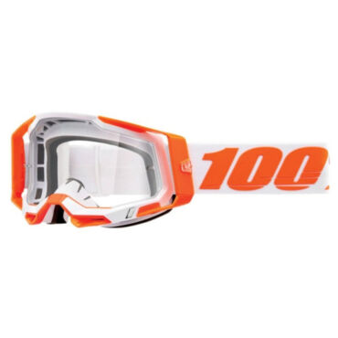 100% Очки Racecraft 2 Goggle Orange Clear Lens - миниатюра 2