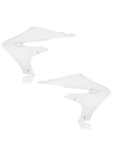 Боковины радиатора Yamaha YZ250F (2019 2023), YZ450F (2018 2022), WR250F (2020 2022), WR450F (2019 2022), Белый