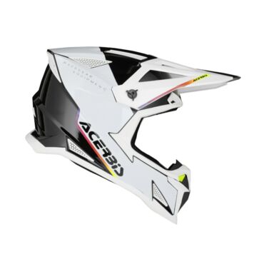 Acerbis Шлем T711 White Black - миниатюра 10