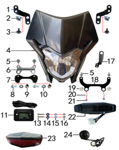 Фара HN 5LED чёрный.616.0351 - миниатюра 19