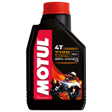 Моторное масло MOTUL 7100 Ester 4T 10W40 1 литр (100% синтетика) - миниатюра 1