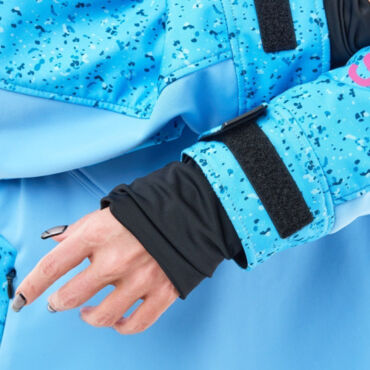 Dragonfly Куртка анорак сноубордическая DF Uktus Woman Blue - Pink - миниатюра 14