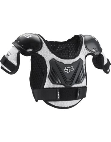 Защита панцирь детский FOX Peewee Titan Roost Defle, black silver (M L, Детская)